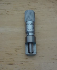VINTAGE STARRETT CAN SEAM MICROMETER SERIES 207 W/ SOFT CASE, CERT & BOX - Picture 1 of 3