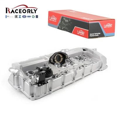 RACEORLY Aluminum Valve Cover For BMW E70 E82 E90 E91 328i 528i X3 X5 Z4 N52 Foto 1 de 4