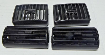 1997-2006 Jeep Wrangler TJ Dash AC Airvents Set of 4 Black - Image 1 of 4