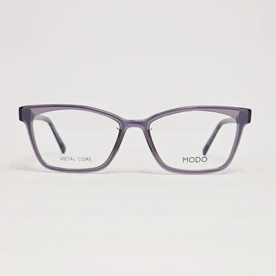 Gafas rectangulares hechas a mano para mujer MODO 6619A en cristal morado | 52 mm Foto 1 de 4
