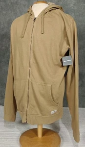 Eddie Bauer MT Camp Fleece Zip Up Hoodie Color Riverwash Bronze Size Large Tall - Picture 1 of 11