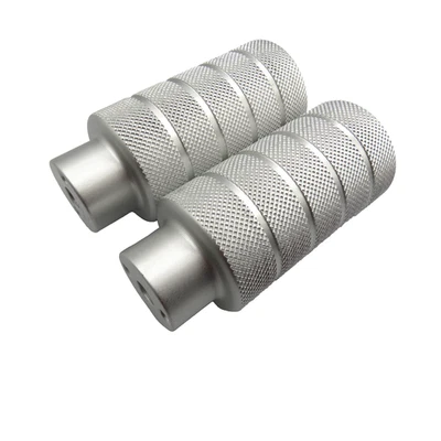 Clavijas de eje BMX plateadas 3/8 pulgadas SIN roscadas Old School 4,5 x 2 pulgadas nuevas de stock Foto 1 de 4