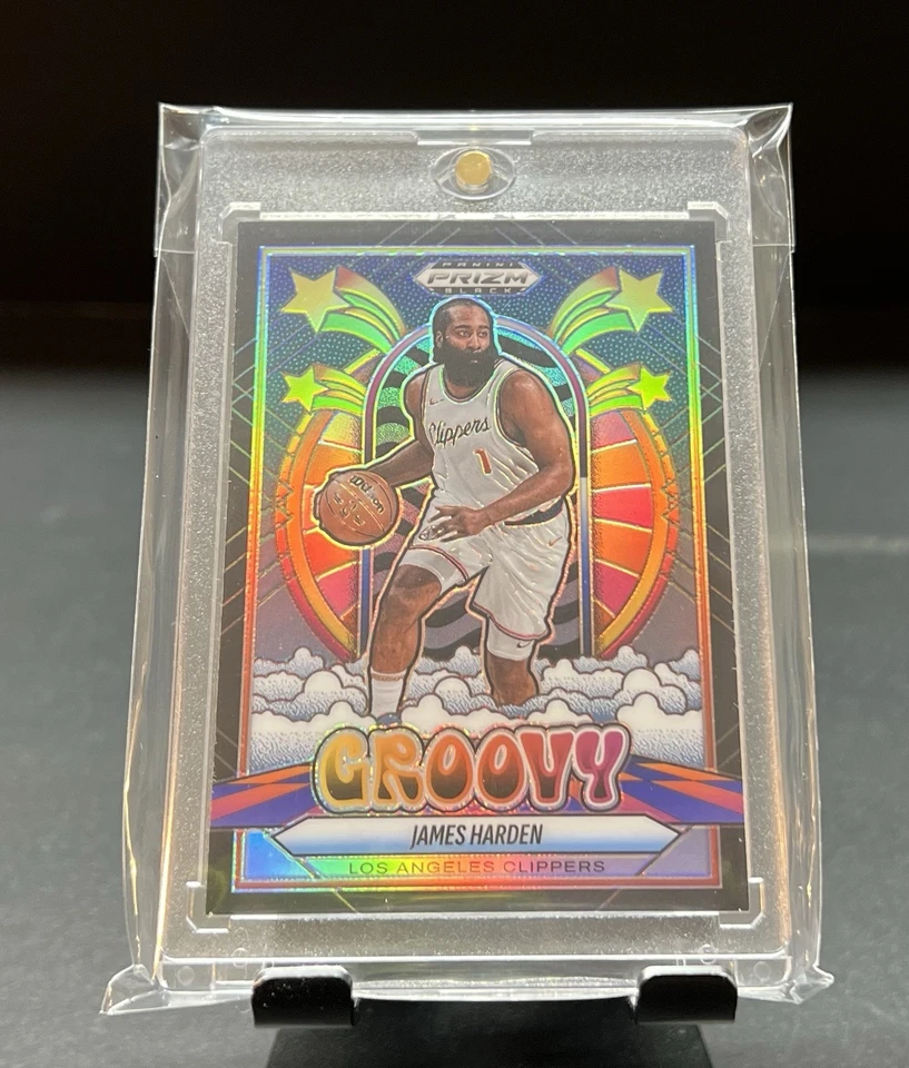 2024-25 Panini Prizm Negro James Harden #19 Groovy Case Hit SSP Foto 1 de 2
