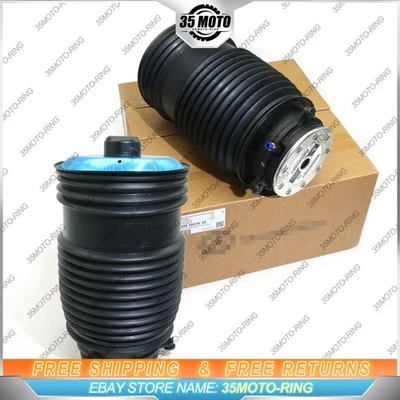 Par de bolsas de resorte de suspensión neumática trasera izquierda y derecha para Mercedes Clase C W205 C205 Foto 1 de 4
