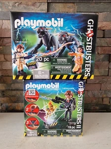Playmobil : Ghostbusters - Venkman 9223 & 9347 Sets. USED Complete. - Picture 1 of 2