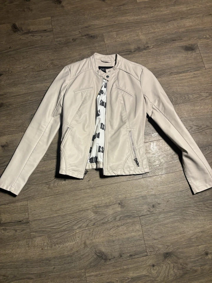 chaqueta de cuero vintage adivina mujer talla M Foto 1 de 4