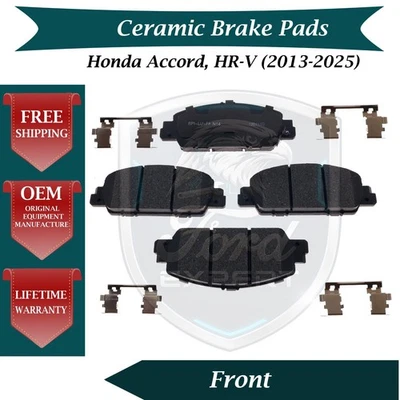 NUEVO OE Kit de pastillas de freno delanteras de cerámica para Honda Accord HR-V 2013-2025 Foto 1 de 4