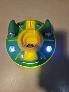 Ryans World Green Yellow UFO Space Ship Vehicle LIGHTS UP w SOUND - Picture 1 of 4