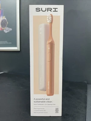 SURI 2.0 NEW Sonic Electric Toothbrush with UV-Cleaning case - Sunset Bloom