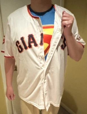 2025 SF Giants Superman Jersey x DC Sz X-Large XL Tear Open Barry Bonds Jersey# - Image 1 of 4
