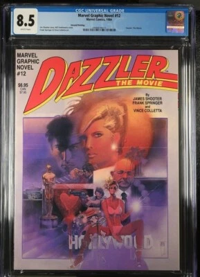 Marvel Graphic Novel #12 (1984) Dazzler The Movie 2nd Print CGC 8.5 ZL985 - Image 1 of 2