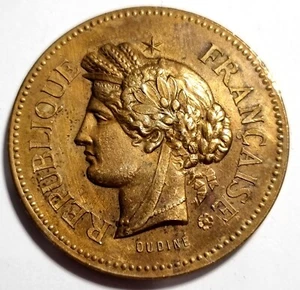Médaille - République Française par Oudiné - Picture 1 of 2