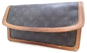 Auth Louis Vuitton Pochette Dame GM Clutch Bag Monogram Canvas M51810 LV 47476 - Picture 1 of 23