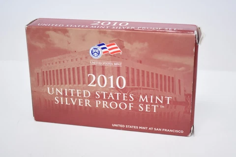 2010-S US Mint Silver Proof Set w/ Box & COA (ps1061) Cover