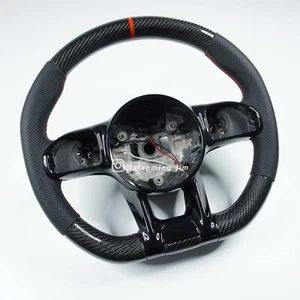 Real Steering Wheel For  Mercedes Benz AMG C43 C63 E43 E63 S63 GLC CLA  AMG GT - Picture 1 of 7