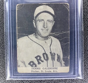 1947 Tip-Top Brot Baseball - Dennis Galehouse St Louis Browns (P - F) - Bild 1 von 2