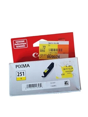 Canon - Cartucho de tinta estándar 251 - Amarillo genuino OEM Foto 1 de 2