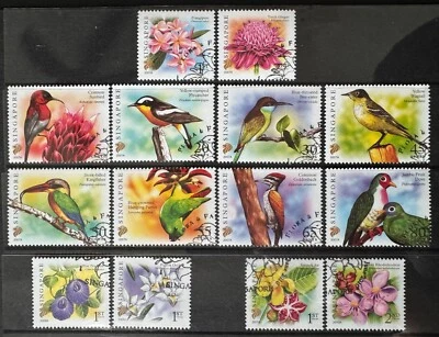 ?SINGAPORE 2007-2010 Definitives Flora & Fauna (Low Values) 14V CTO SG#1692-1701 - Image 1 of 2