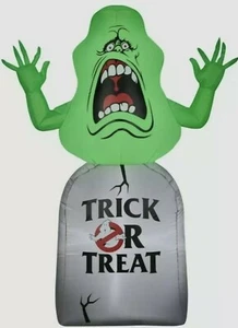 Halloween Airblown Inflatable Ghostbusters Slimer Tomb 5 ft Indoor/Outdoor decor - Picture 1 of 6