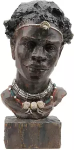 African Statues and Sculptures for Home Decor,African Figurines Head Statue Deco - Picture 1 of 12