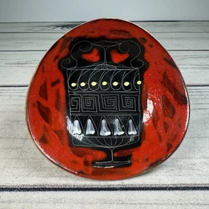 Vintage Italian Pottery San Marino Ceramic Pottery Dish - Urn Design 1960s MCM - Picture 1 of 9