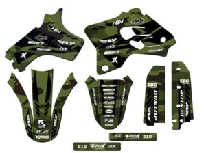 1993-2001 YZ 80 APACHE Green Senge Graphics Kit Compatible with Yamaha - Picture 1 of 10