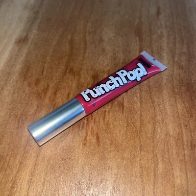 Benefit Punch Pop Liquid Lip Color Gloss CHERRY 0.23 oz / 7 mL Full Size NEW - Image 1 of 3