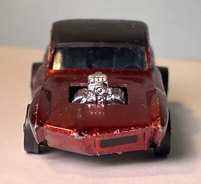 1967 Hot Wheels Redline Red Python Dark Interior Black Roof Hong Kong - Image 1 of 4