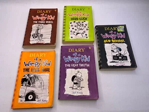 Diary Of A Wimpy Kid Books - 5 Titles - By Jeff Kinney - A5 - Picture 1 of 6