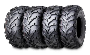 24x8-12 24x10-11 ATV tires for 04-17 Honda Fourtrax Rancher TRX400 420 - Set 4 - Picture 1 of 7