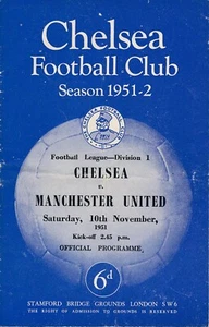 Chelsea v Manchester United 1951/1952 - United Championship season! - Picture 1 of 1