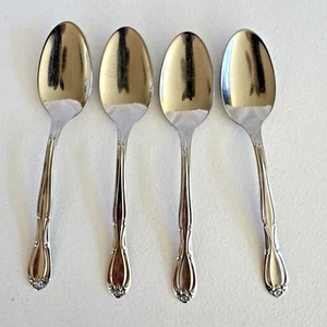 Juego de 4 cucharas de té de acero inoxidable de 6 pulgadas AMERICAN PRODUCTS de EE. UU. - Imagen 1 de 16