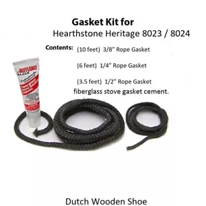 Hearthstone Heritage wood stove 8023-8024 Gasket - 90-58215 Replacement Kit - Picture 1 of 5
