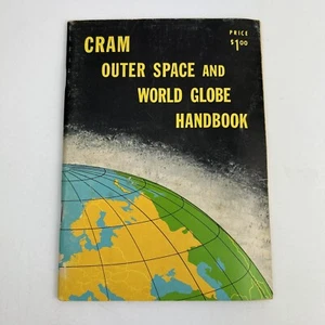 CRAM OUTER SPACE AND WORLD GLOBE HANDBOOK, VINTAGE SOFTCOVER 1964 - Imagen 1 de 14