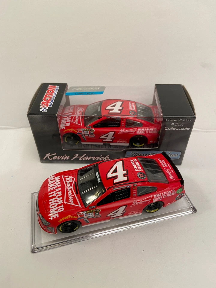 NASCAR 2015 KEVIN HARVICK #4 BUDWEISER MAKE A PLAN TO MAKE IT  HOME 1/64 CAR - Image 1 of 1