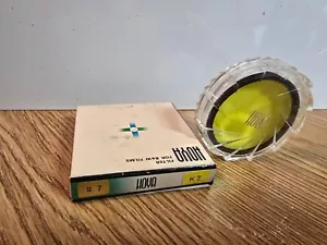 HOYA SERIES VII 7 DROP in YELLOW K2 Y2 OPTICAL GLASS FILTER - Picture 1 of 1