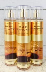 3 GOLDEN SUNFLOWER Fine Fragrance Mist 8oz SET/LOT of 3 - Picture 1 of 2
