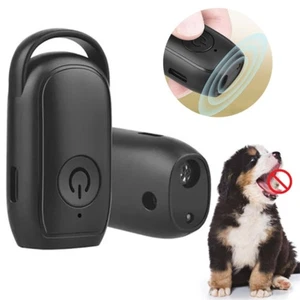 Rechargeable Mini Ultrasonic Dog Repeller Barking Deterrent Device Outdoor - Picture 1 of 8