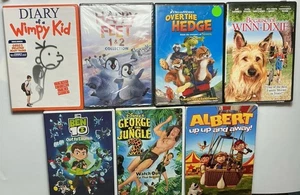 7 Family DVDs – Sealed Happy Feet 1&2 + Diary of a Wimpy Kid, Ben 10 & More! - Picture 1 of 9