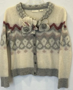 Anthropologie Sleeping on Snow "Double Time Cardigan" Pullover Größe Medium - Bild 1 von 8