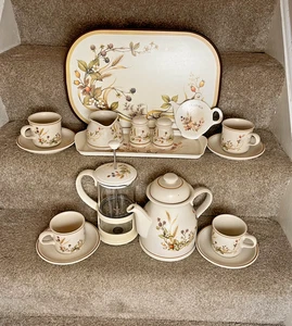 Marks & Spencer Harvest Design Coffee & Tea Set  - Vintage M&S - Picture 1 of 18