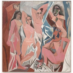 Pablo Picasso - Les Demoiselles d'Avignon - 40x50 Inch Rolled Canvas Wall... - Picture 1 of 1