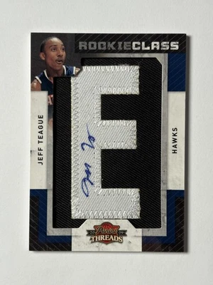 2009-10 Panini Threads Jeff Teague #119 #/660 Rookie Auto RPA Atlanta Hawks - Image 1 of 2
