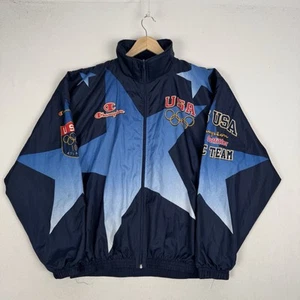 Vintage Champion 1996 Atlanta Olympics USA Summer Team Track Jacket Mens XXL - Picture 1 of 9