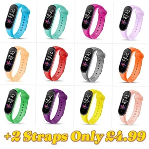 Digital Watch Model style Waterproof Sport Wrist Watch Boys Girls Children - Picture 1 of 25