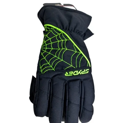 Guante de esquí Spyder Kyd's Performance negro Bryte verde talla XL nuevo Foto 1 de 4