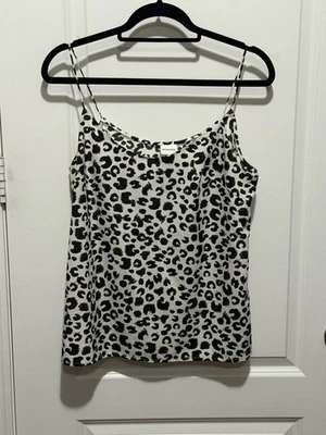 Top sin mangas Merona para mujer talla M estampado de leopardo guepardo Foto 1 de 3