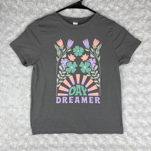 Girls Day Dreamer Flower T Shirt Size Small - Picture 1 of 8