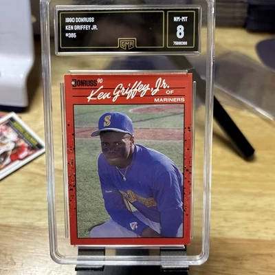 1990 Donruss Ken Griffey Jr #365 GMA NM-MT 8 - Image 1 of 2
