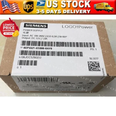 ¡LOGO SIEMENS 1 PIEZA! FUENTE DE ALIMENTACIÓN POWER 6EP3321-6SB00-0AY0 - NUEVA Foto 1 de 3